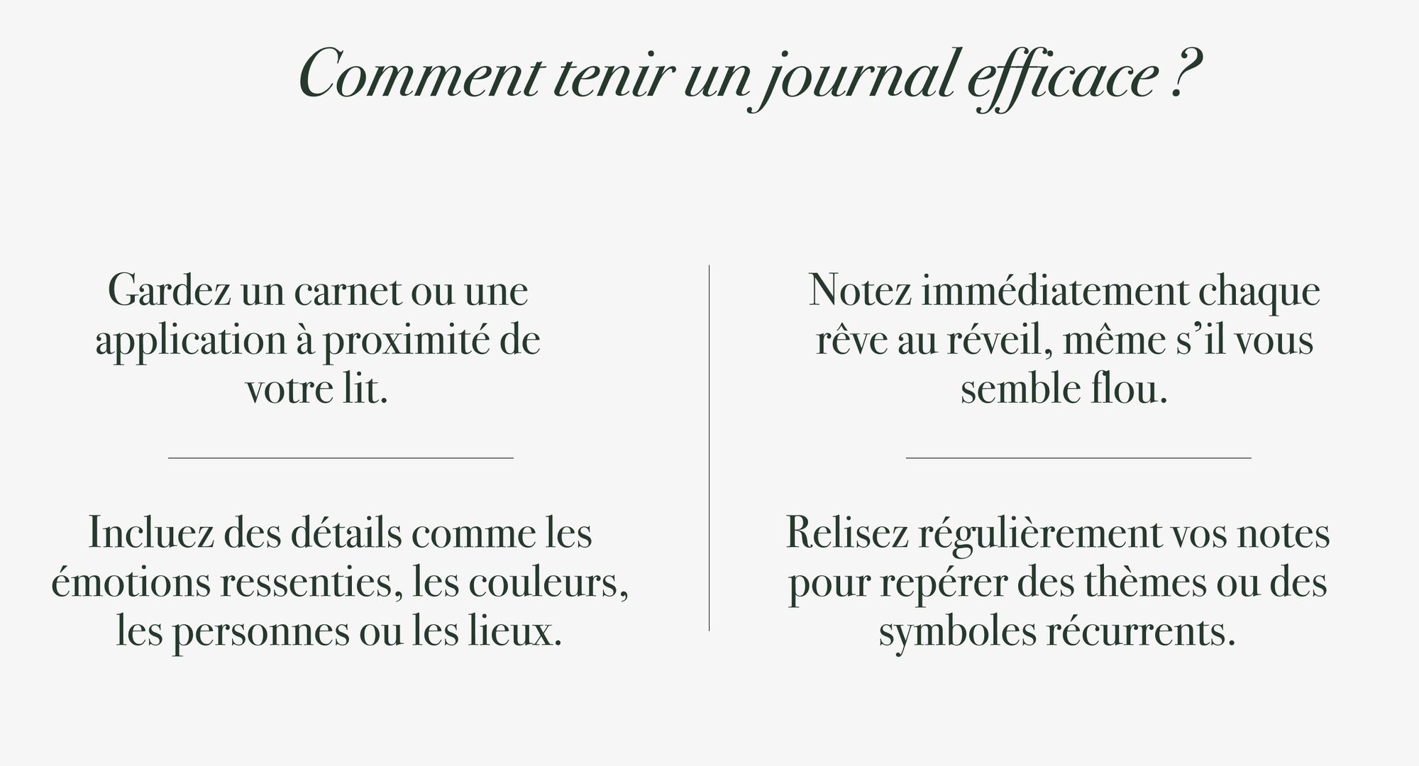 Tenir un journal de rêves : comment s'y prendre ?