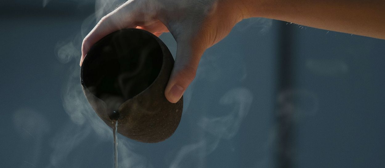 Préparation d’une infusion chaude, illustrant l’usage des plantes pour dormir et leur rôle apaisant dans la routine du soir.